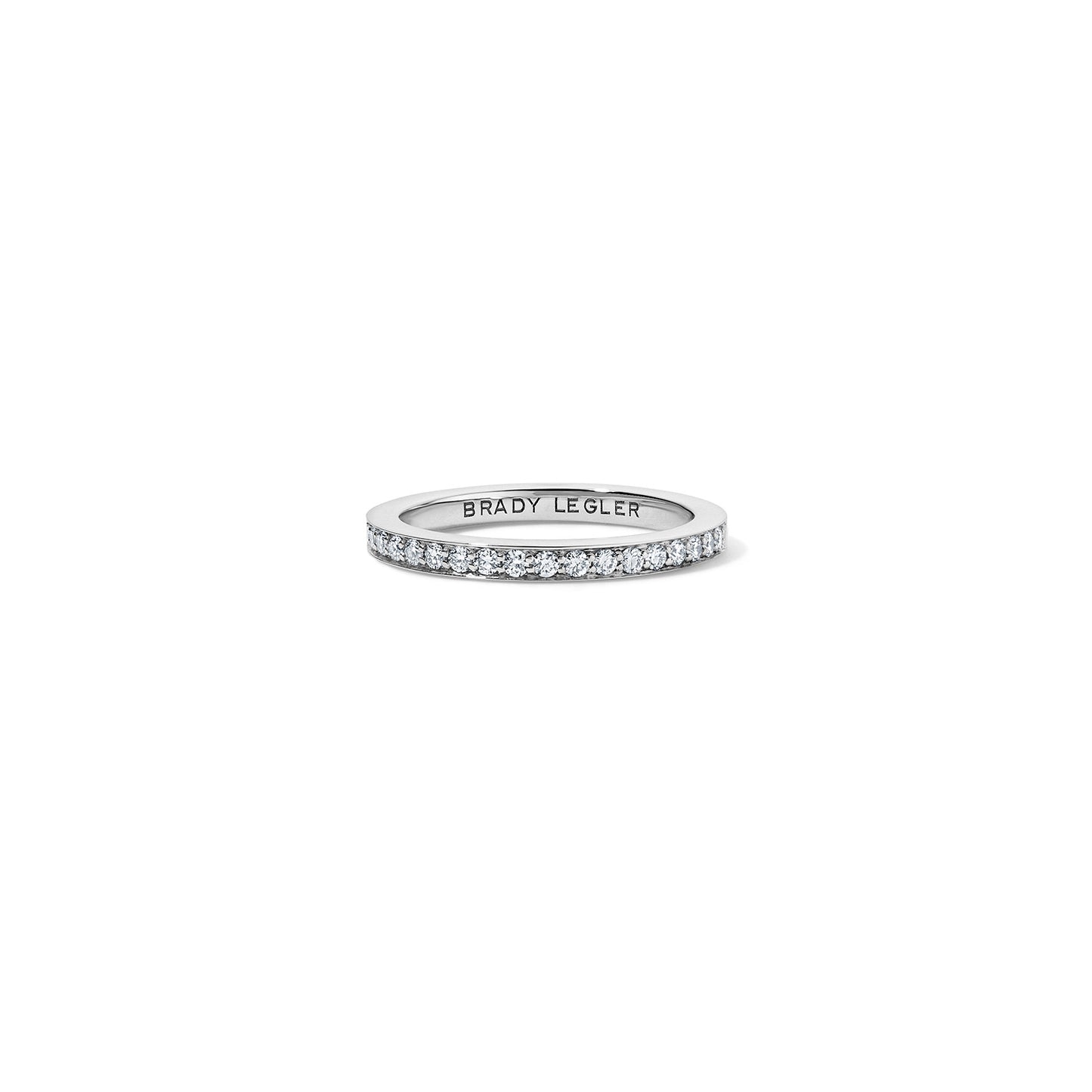 Subway Ring - White Gold