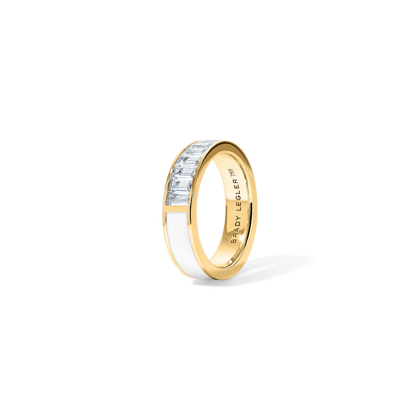 Subway Baguette Ring - Yellow Gold
