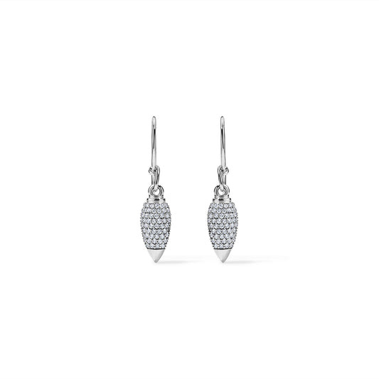 Bobby Earrings - White Gold