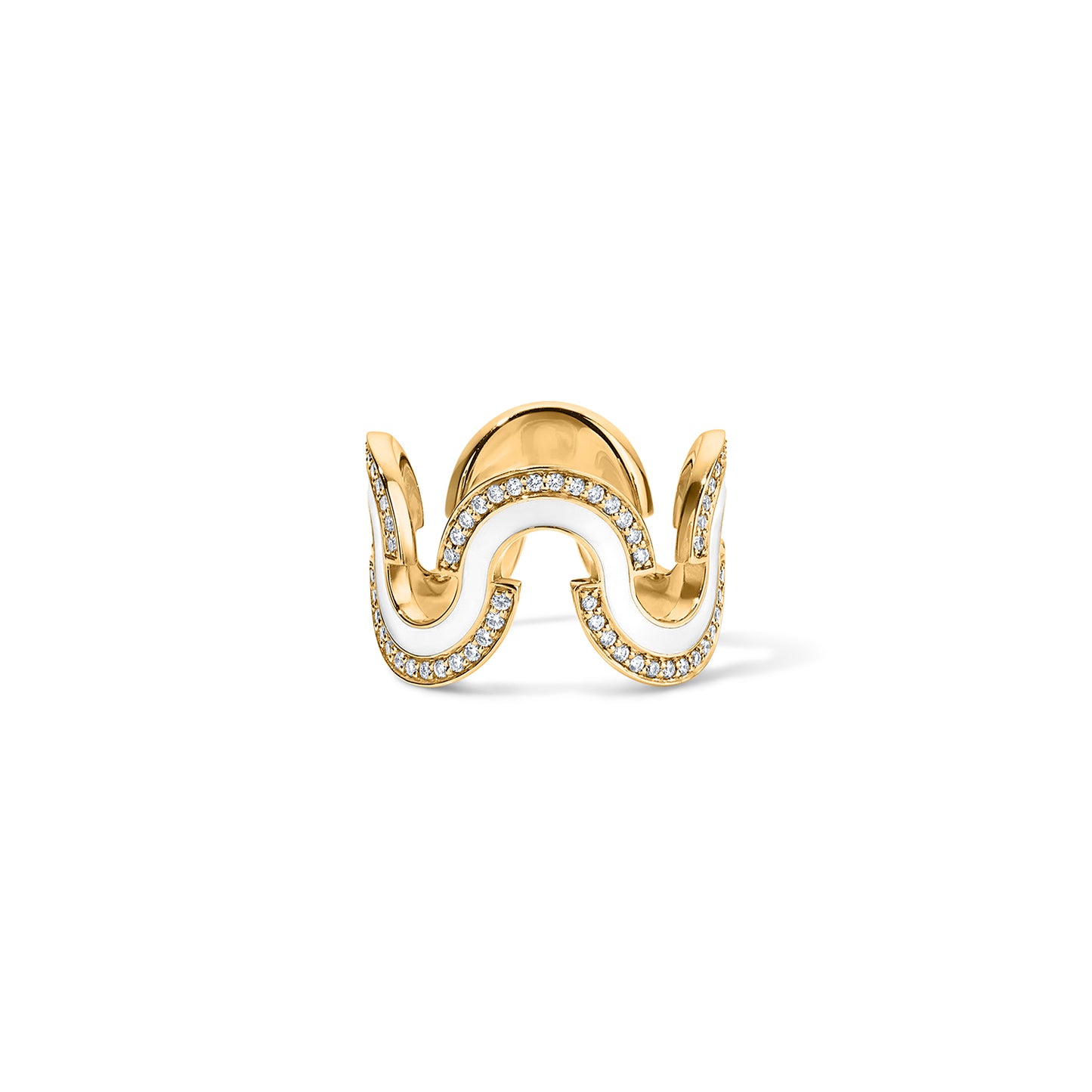 Wave Ring - Yellow Gold