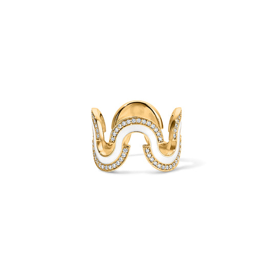Wave Ring - Yellow Gold