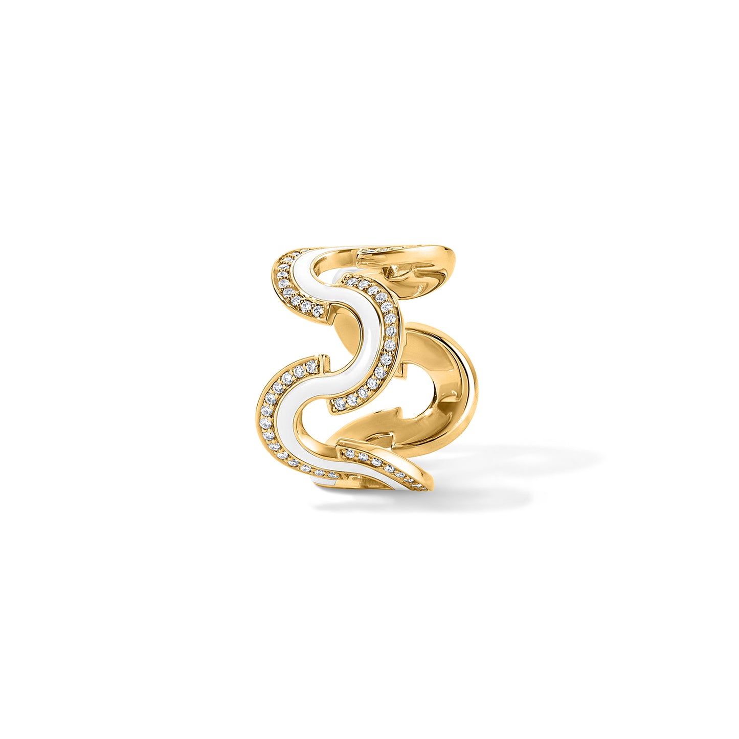Wave Ring - Yellow Gold