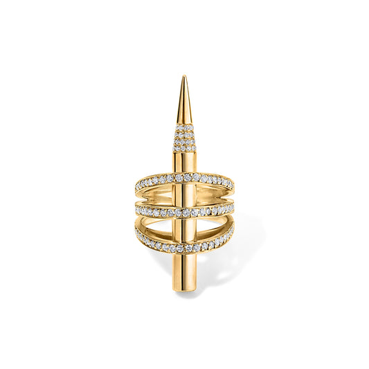 Pencil Ring - Yellow Gold