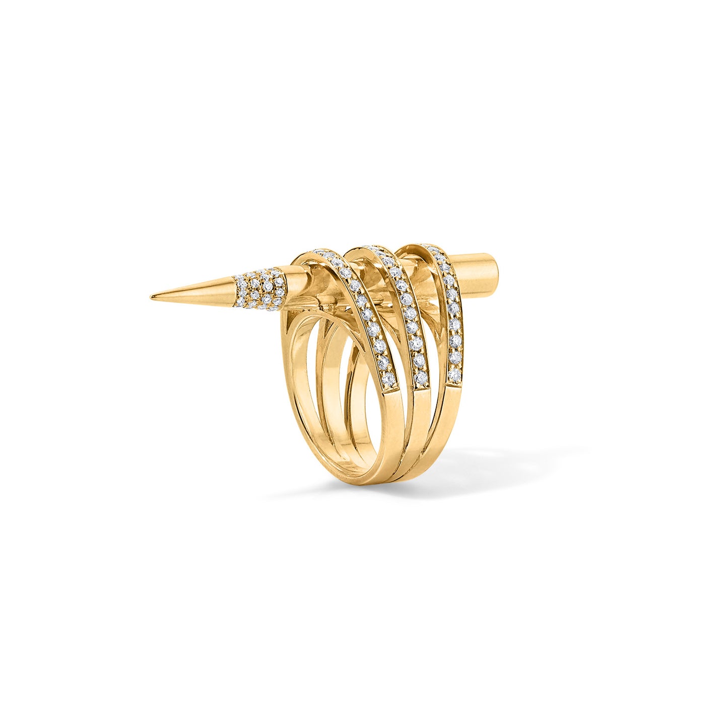 Pencil Ring - Yellow Gold